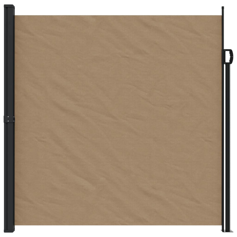 Load image into Gallery viewer, Vidaxl windscherm uittrekbaar 200x500 cm taupe
