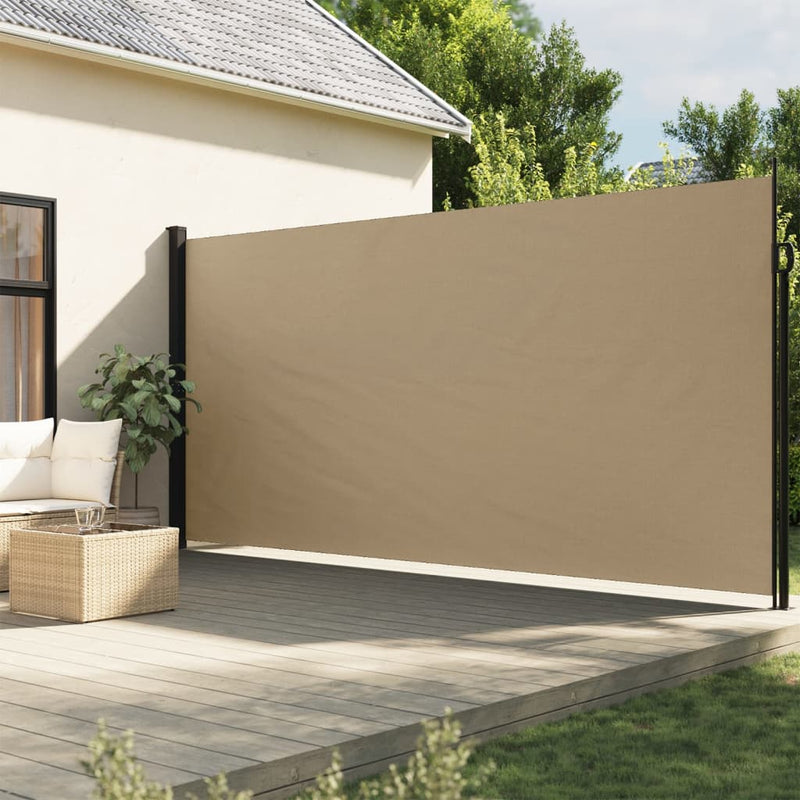 Load image into Gallery viewer, VidaXL Windscherm uittrekbaar 220x500 cm beige
