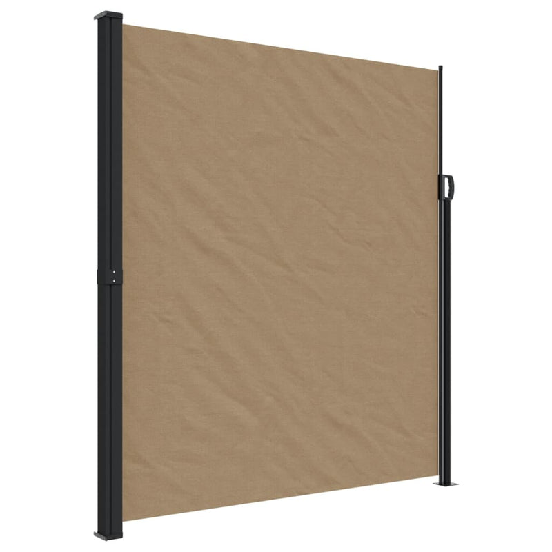 Load image into Gallery viewer, Vidaxl windscherm uittrekbaar 220x500 cm taupe
