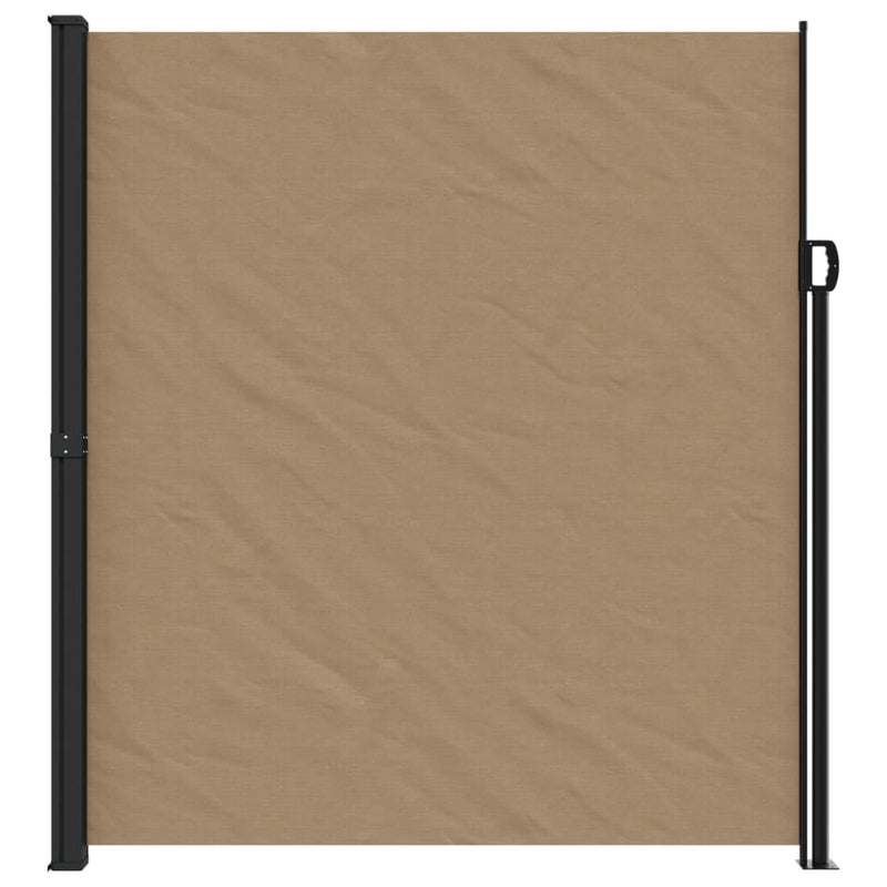 Load image into Gallery viewer, Vidaxl windscherm uittrekbaar 220x500 cm taupe
