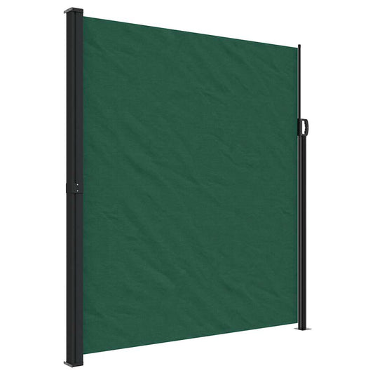 Vidaxl windscherm uittrekbaar 220x500 cm donkergroen