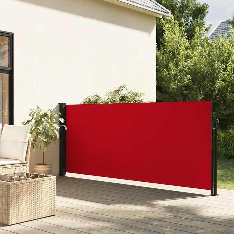 Load image into Gallery viewer, Vidaxl windscherm uittrekbaar 120x600 cm rood
