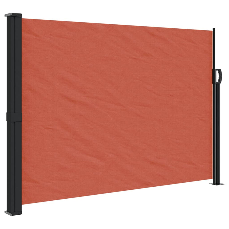 Load image into Gallery viewer, Vidaxl windscherm uittrekbaar 140x600 cm terracotta
