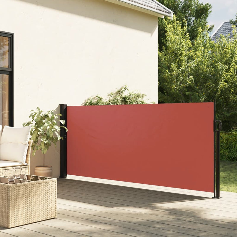 Load image into Gallery viewer, Vidaxl windscherm uittrekbaar 140x600 cm terracotta
