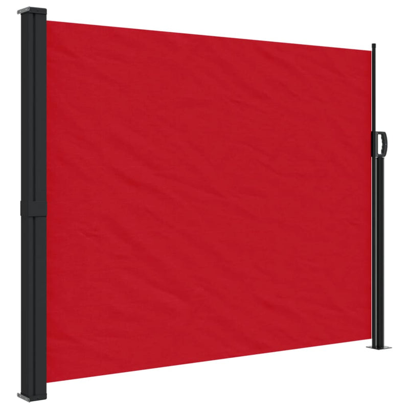Load image into Gallery viewer, Vidaxl windscherm uittrekbaar 160x600 cm rood
