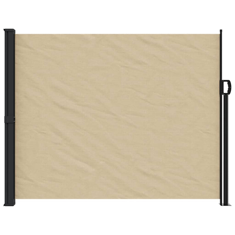 Load image into Gallery viewer, Vidaxl windscherm uittrekbaar 160x600 cm beige
