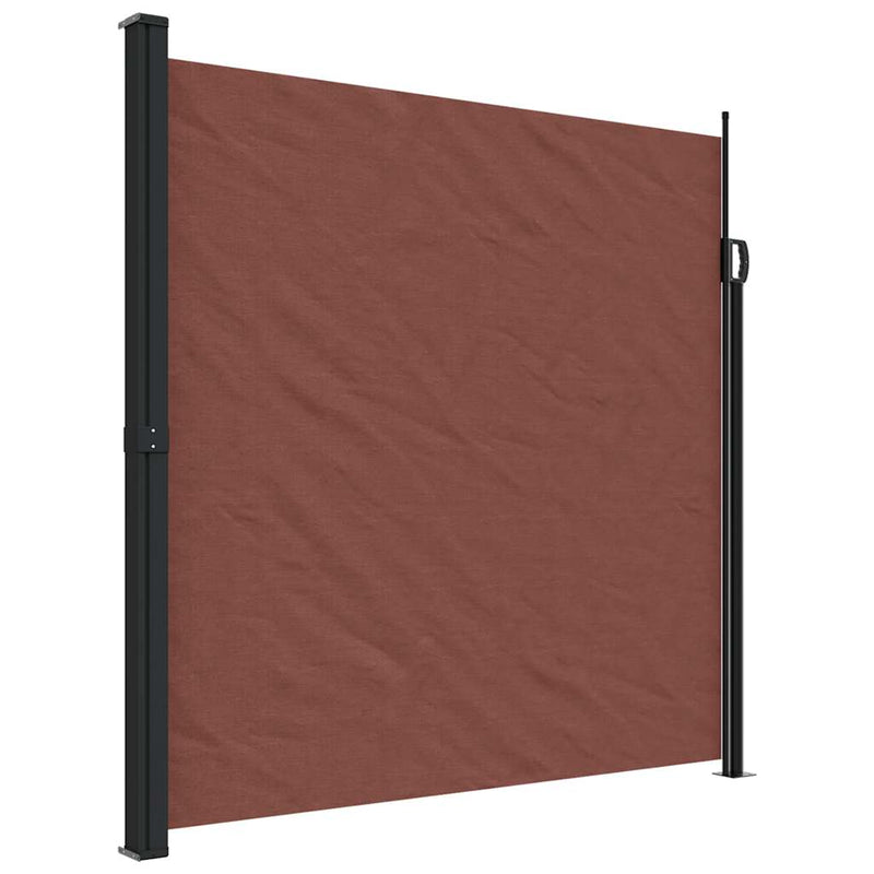 Load image into Gallery viewer, Vidaxl windscherm uittrekbaar 200x600 cm bruin
