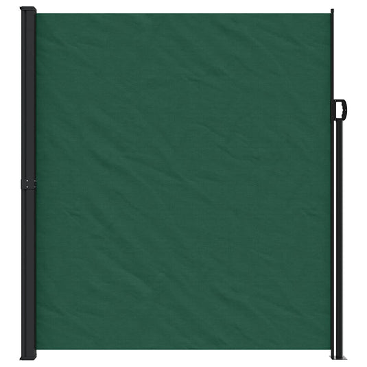 Vidaxl windscherm uittrekbaar 220x600 cm donkergroen