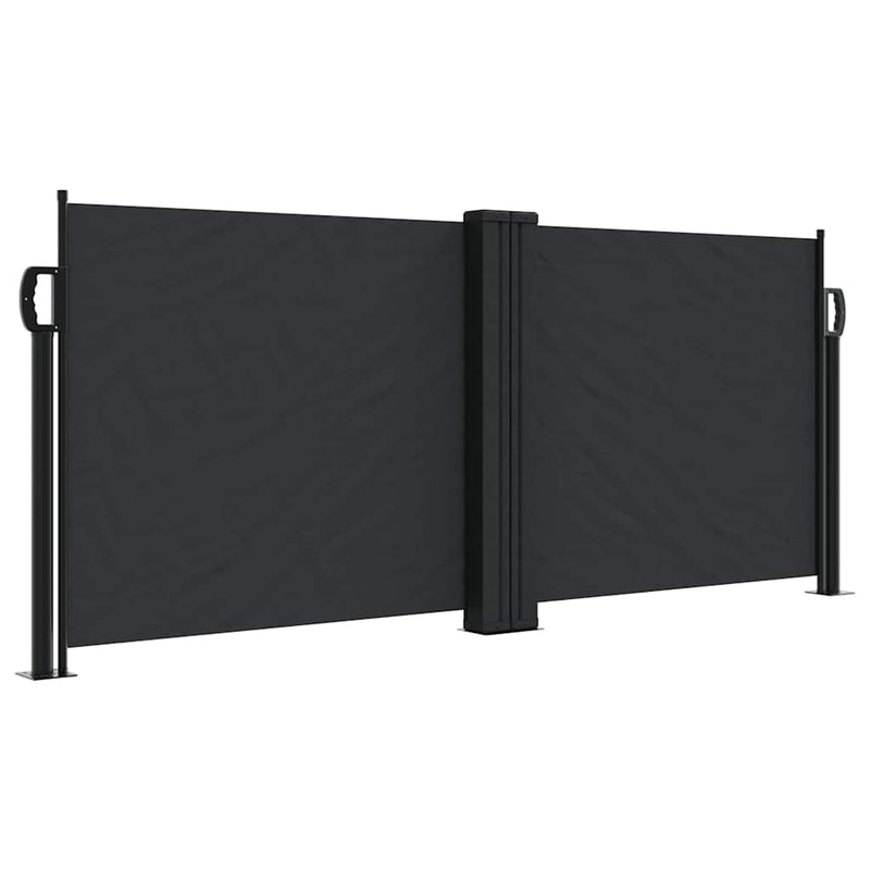 Load image into Gallery viewer, Vidaxl windscherm uittrekbaar 100x600 cm zwart
