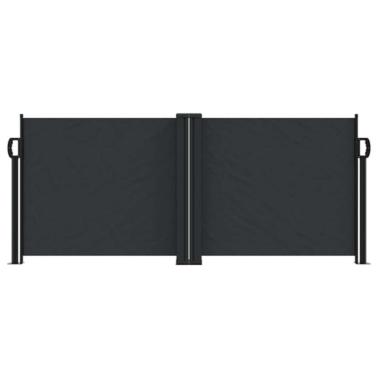 Vidaxl windscherm uittrekbaar 100x600 cm zwart