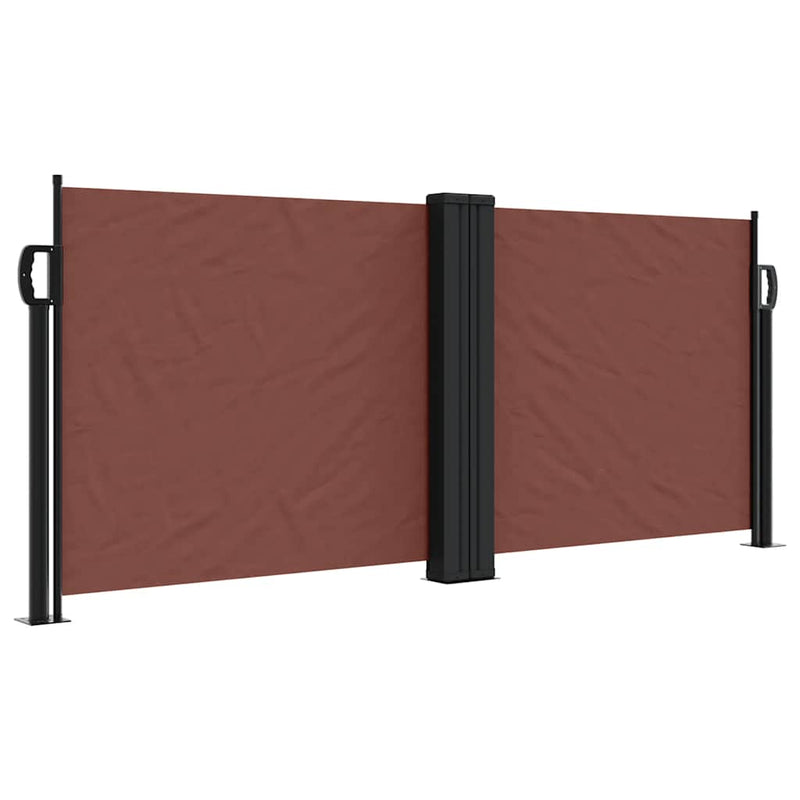 Load image into Gallery viewer, Vidaxl windscherm uittrekbaar 100x600 cm bruin
