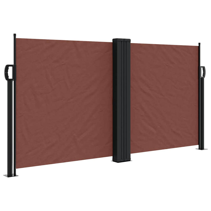 Load image into Gallery viewer, Vidaxl windscherm uittrekbaar 120x600 cm bruin
