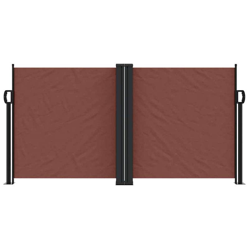 Load image into Gallery viewer, Vidaxl windscherm uittrekbaar 120x600 cm bruin
