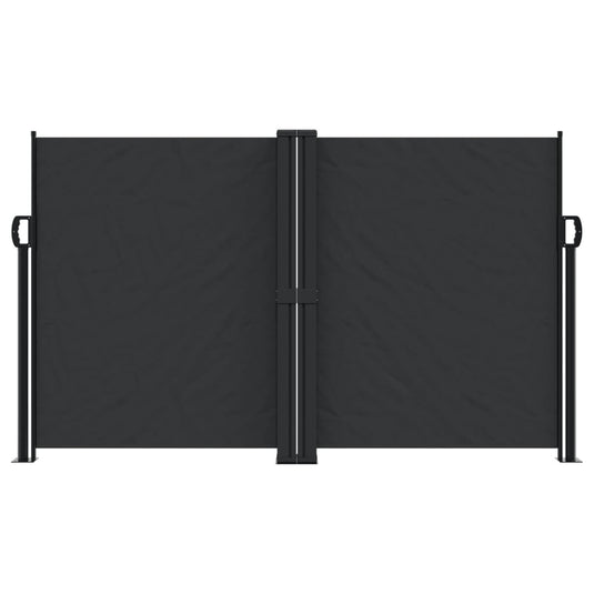 Vidaxl windscherm uittrekbaar 140x600 cm zwart
