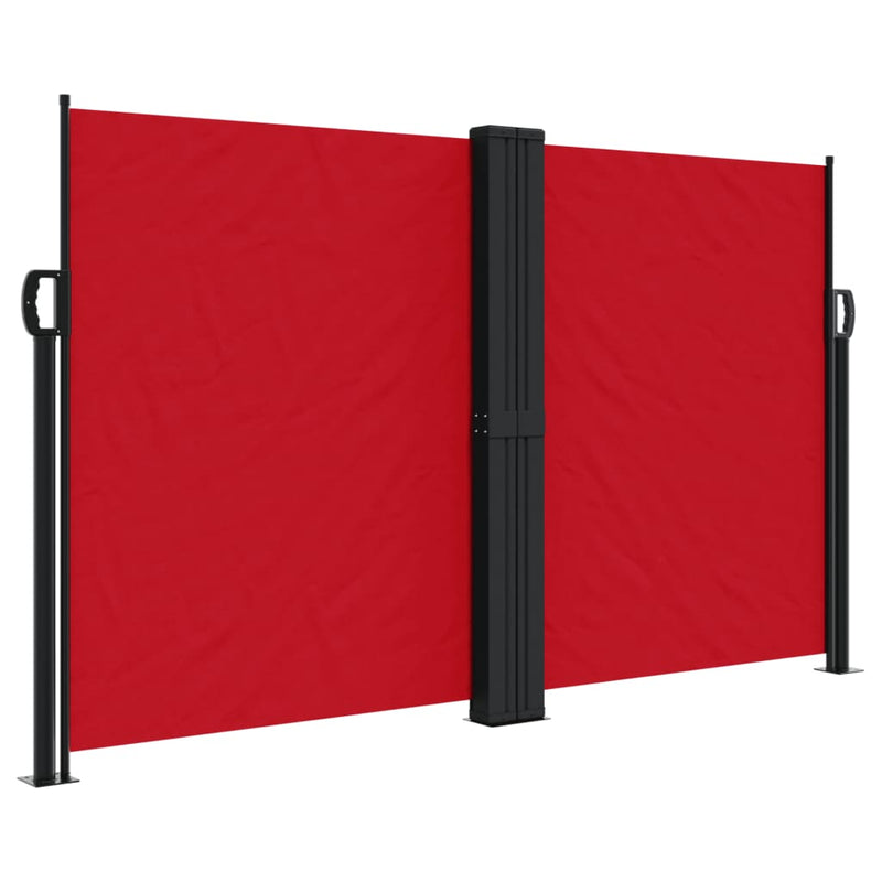 Load image into Gallery viewer, Vidaxl windscherm uittrekbaar 140x600 cm rood
