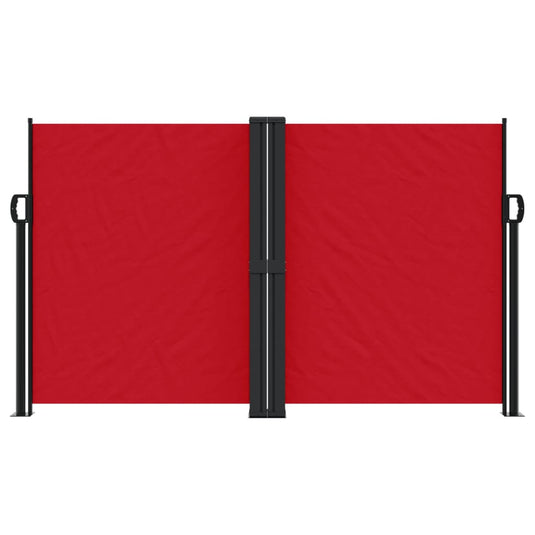 Vidaxl windscherm uittrekbaar 140x600 cm rood