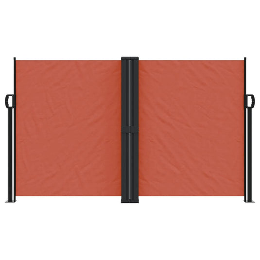 Vidaxl windscherm uittrekbaar 140x600 cm terracotta
