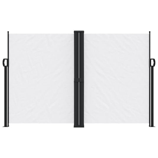 Vidaxl windscherm uittrekbaar 160x600 cm wit