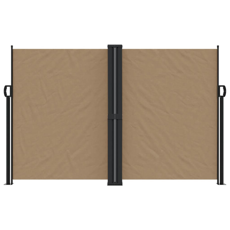Load image into Gallery viewer, Vidaxl windscherm uittrekbaar 160x600 cm taupe
