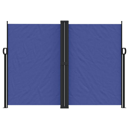 Vidaxl windscherm uittrekbaar 180x600 cm blauw