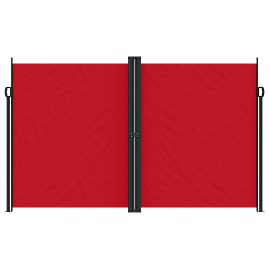 Vidaxl windscherm uittrekbaar 200x600 cm rood
