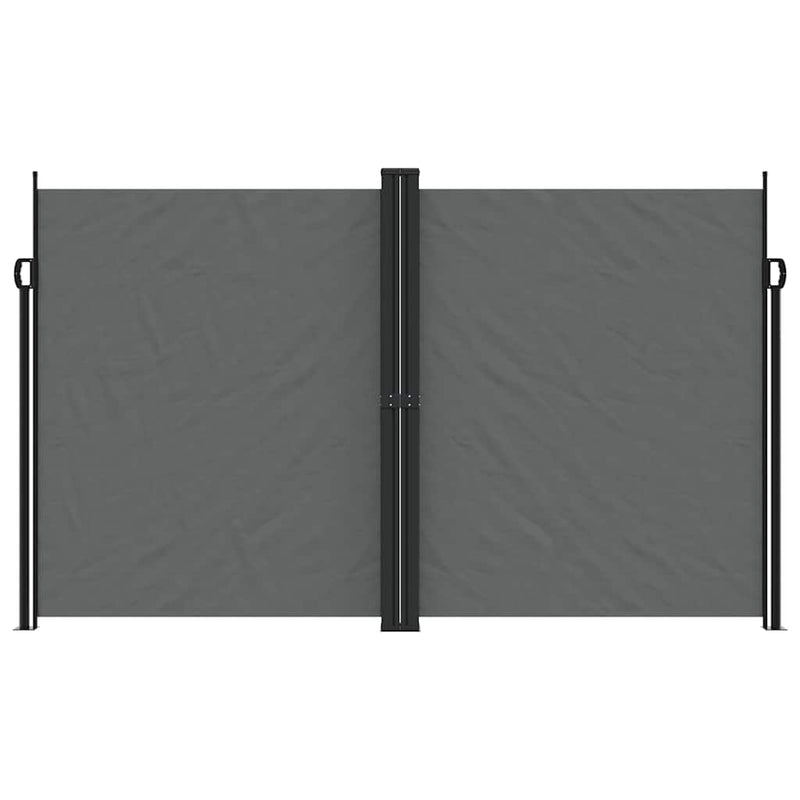 Load image into Gallery viewer, Vidaxl windscherm uittrekbaar 200x600 cm antracietkleurig
