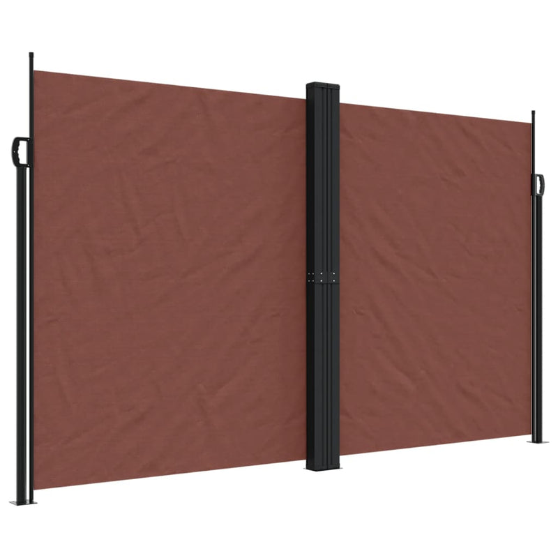 Load image into Gallery viewer, Vidaxl windscherm uittrekbaar 200x600 cm bruin
