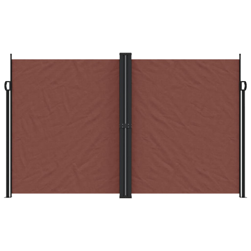Load image into Gallery viewer, Vidaxl windscherm uittrekbaar 200x600 cm bruin
