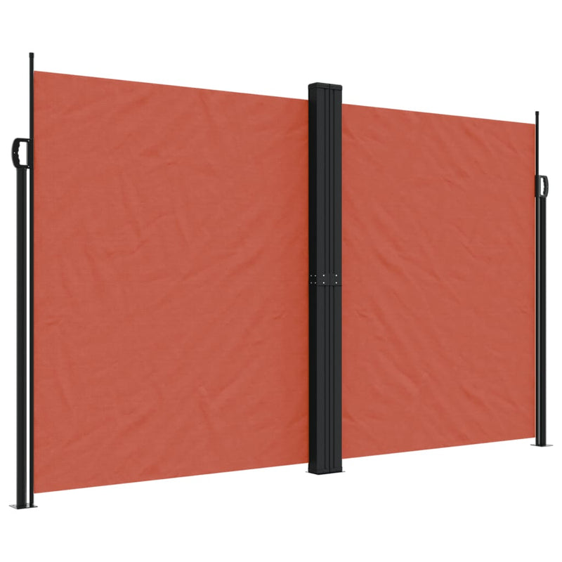 Load image into Gallery viewer, Vidaxl windscherm uittrekbaar 200x600 cm terracotta
