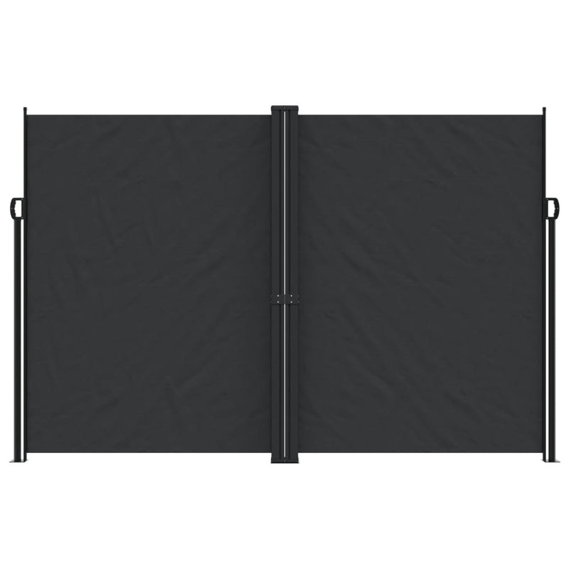 Load image into Gallery viewer, Vidaxl windscherm uittrekbaar 220x600 cm zwart
