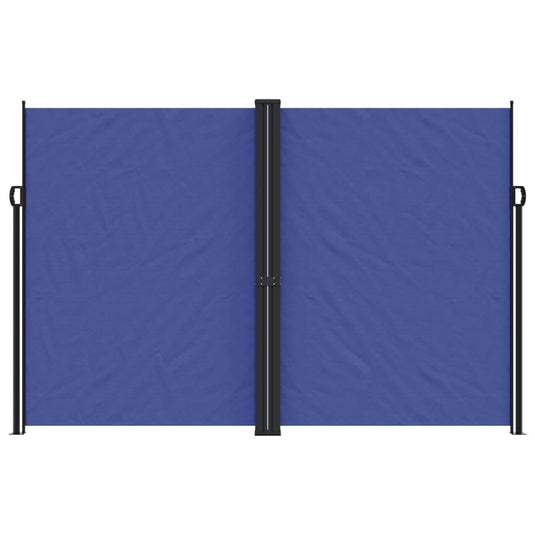 Vidaxl windscherm uittrekbaar 220x600 cm blauw