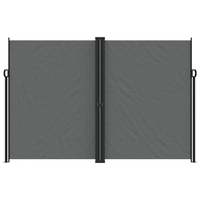 Load image into Gallery viewer, Vidaxl windscherm uittrekbaar 220x600 cm antracietkleurig
