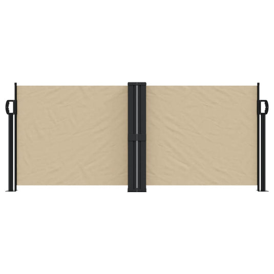 Vidaxl windscherm uittrekbaar 100x1000 cm beige