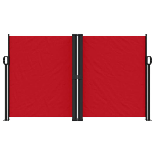 Vidaxl windscherm uittrekbaar 140x1000 cm rood