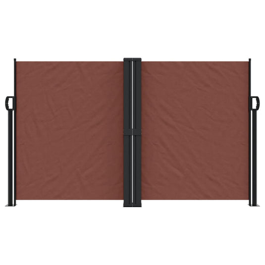 Vidaxl windscherm uittrekbaar 140x1000 cm bruin