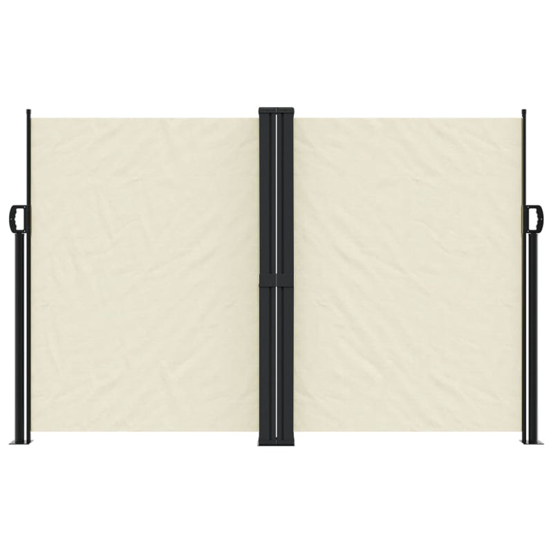 Load image into Gallery viewer, Vidaxl windscherm uittrekbaar 160x1000 cm crèmekleurig
