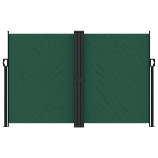 Vidaxl windscherm uittrekbaar 160x1000 cm donkergroen