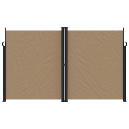 Vidaxl windscherm uittrekbaar 200x1000 cm taupe