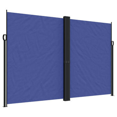 Vidaxl windscherm uittrekbaar 220x1000 cm blauw