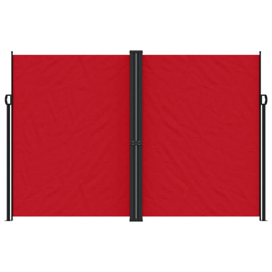 Vidaxl windscherm uittrekbaar 220x1000 cm rood