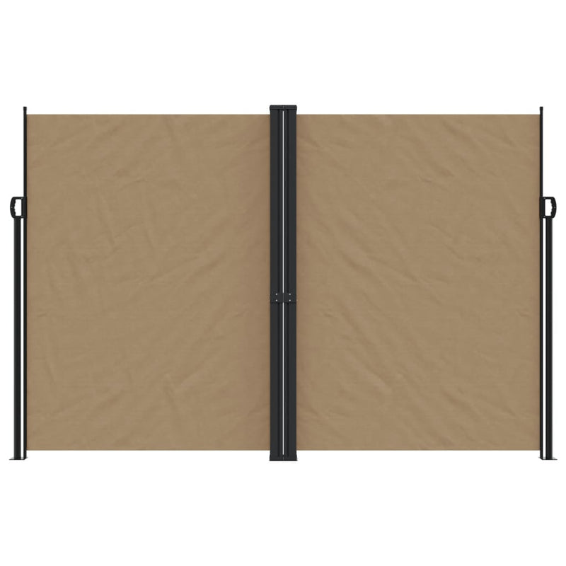 Load image into Gallery viewer, Vidaxl windscherm uittrekbaar 220x1000 cm taupe
