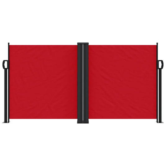 Vidaxl windscherm uittrekbaar 120x1200 cm rood