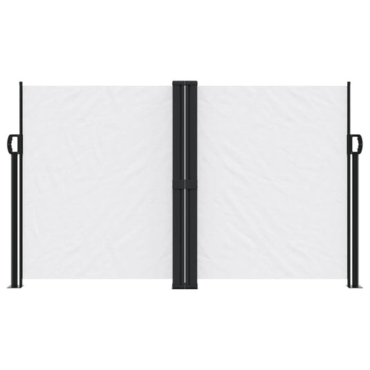 Vidaxl windscherm uittrekbaar 140x1200 cm wit