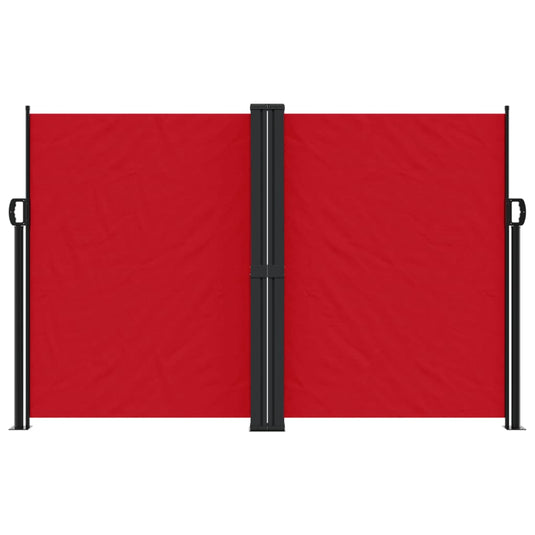 Vidaxl windscherm uittrekbaar 160x1200 cm rood
