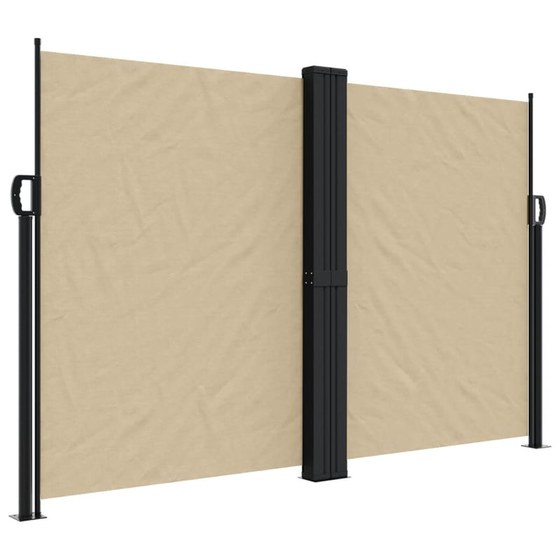 Load image into Gallery viewer, Vidaxl windscherm uittrekbaar 160x1200 cm beige
