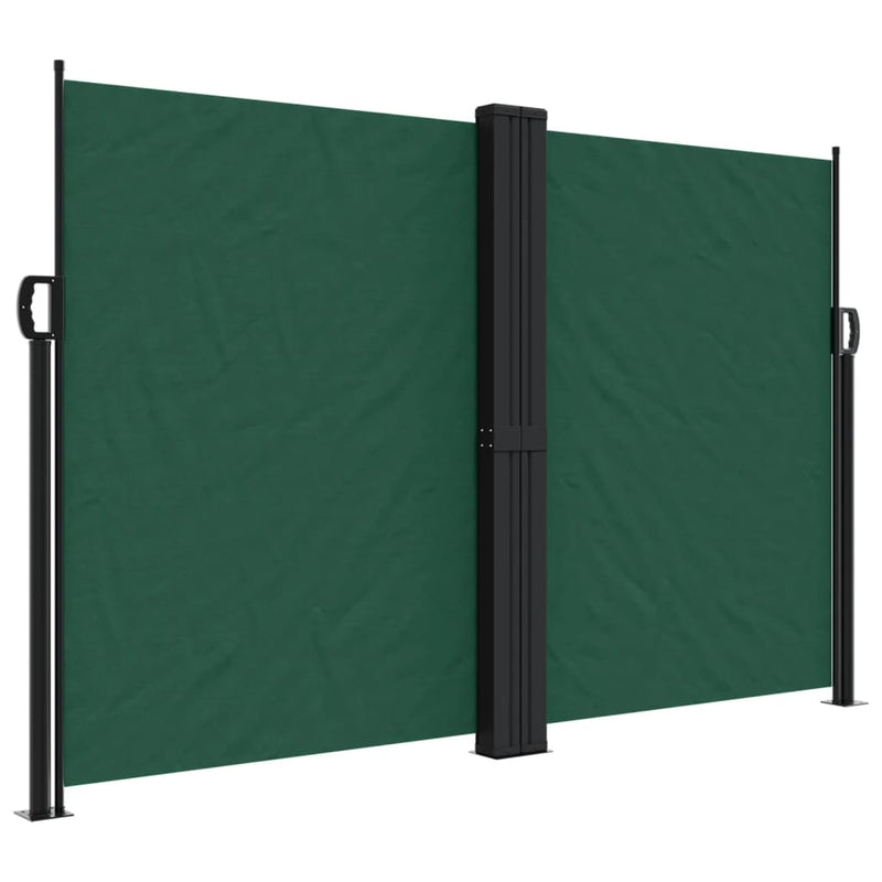 Load image into Gallery viewer, Vidaxl windscherm uittrekbaar 160x1200 cm donkergroen

