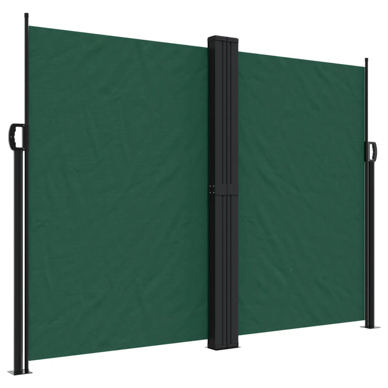 Load image into Gallery viewer, Vidaxl windscherm uittrekbaar 180x1200 cm donkergroen

