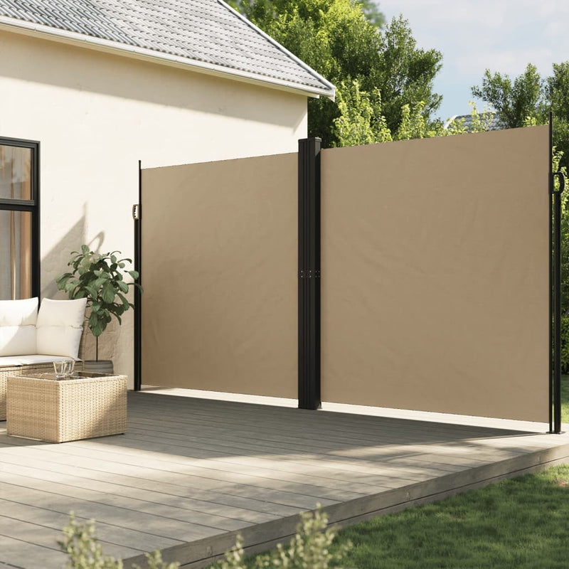 Load image into Gallery viewer, Vidaxl windscherm uittrekbaar 200x1200 cm beige
