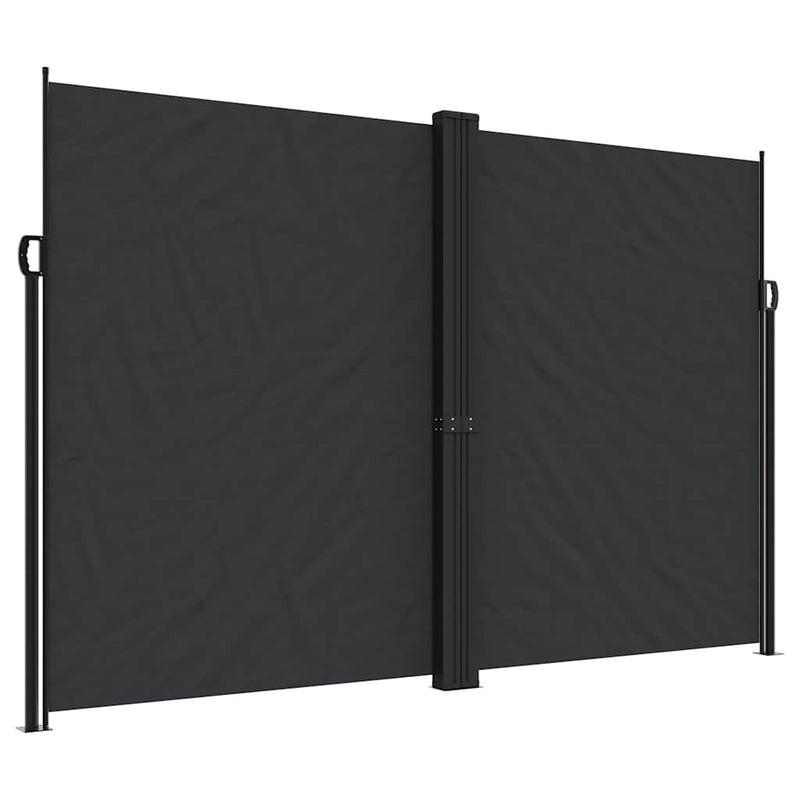 Load image into Gallery viewer, Vidaxl tuinscherm uittrekbaar 220x1200 cm zwart
