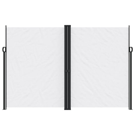 Vidaxl windscherm uittrekbaar 220x1200 cm wit